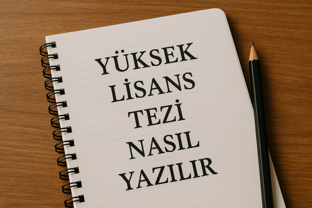 yüksek lisans tezi nasıl yazılır